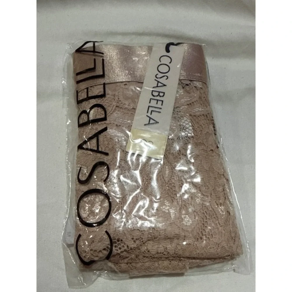 Cosabella Never Say Never Form Classic Trunk Sette Lace Boxer Brief underwear M